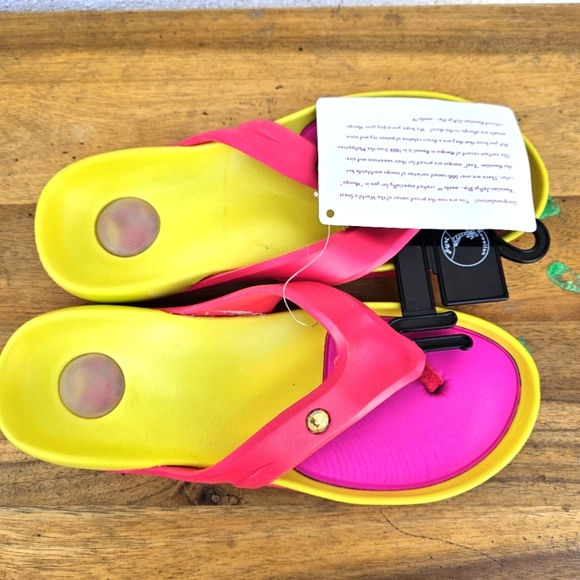 Hawaiian Jellys Ultra Comfort Mango  Unisex  Sandals Women's Size 8 - Picture 8 of 14